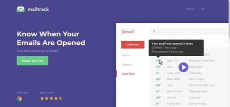 MailTrack email tracking software for Gmail