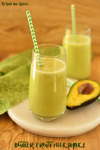 Avocado Milkshake | Butter Fruit Milkshake