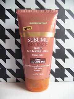 Review: L'oreal Sublime Bronze Tinted Self-Tanning Lotion