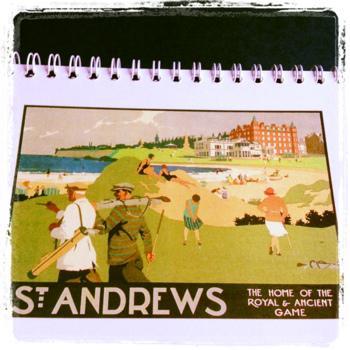 St Andrews railway poster