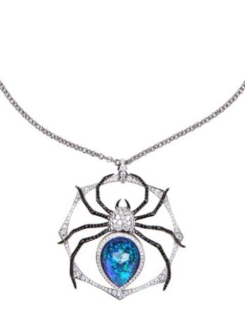 Large Spider Pendant Necklace