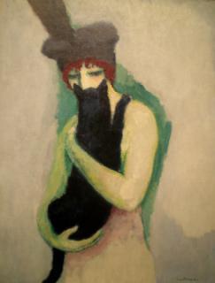 Woman with Cat by Kees van Dongen