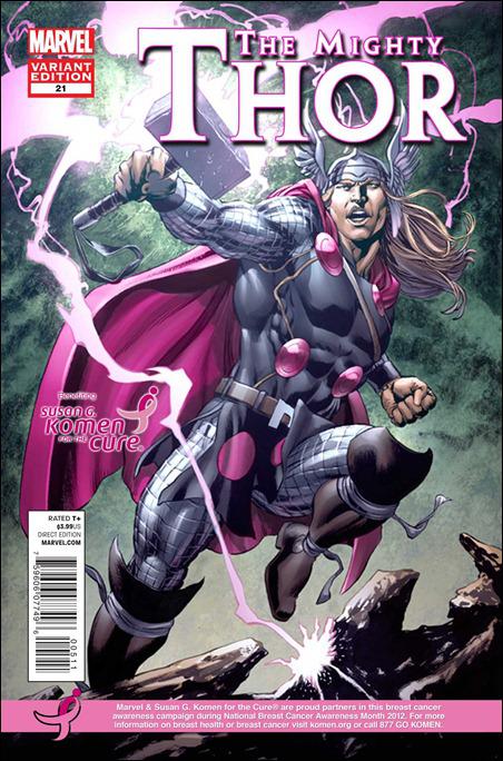 Komen Mighty Thor #21 Cover