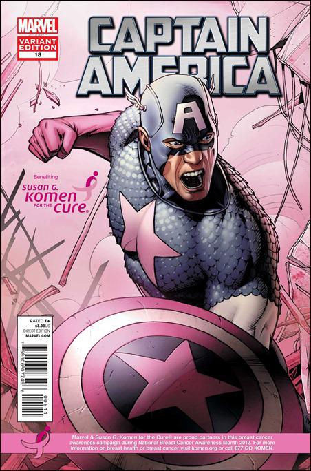 Komen Captain America # 18 Cover