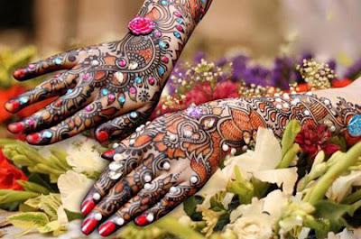 Latest Indian Bridal Mehndi Design For Women Collection 2012