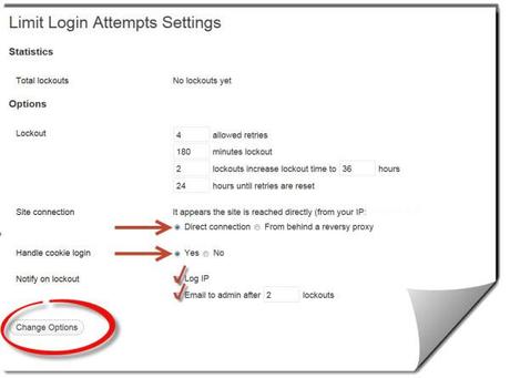 Limit Login Attempts Settings Page image