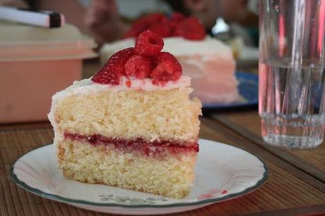 Baking Challenge: Raspberry Vanilla Cake