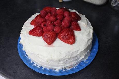 Baking Challenge: Raspberry Vanilla Cake