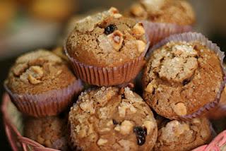 Hazelnut Praline Muffins.