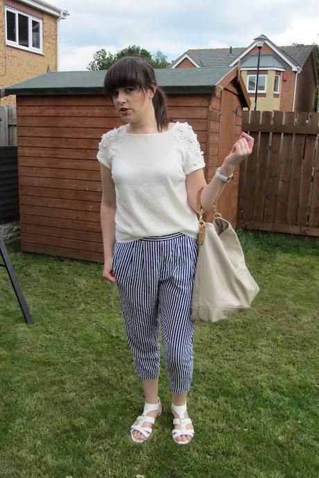 OOTD|| Monki trousers and Zara top