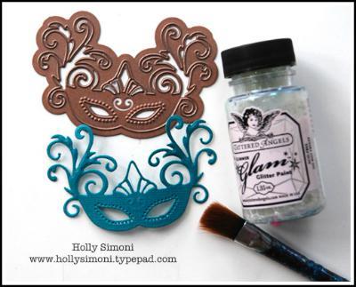 Mask die cut and glam