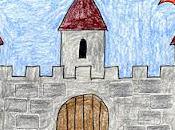 Textured Castle Drawing