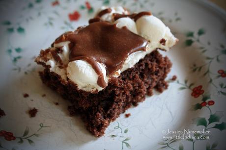 Chocolate Marshmallow Cake Bars Recipe