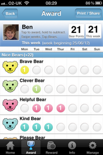 Nice Bear Naughty Bear iPhone / iPad App