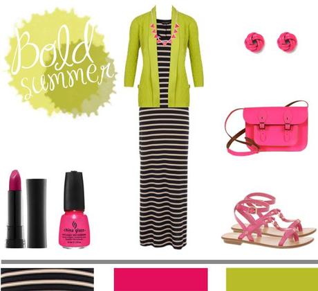 Striped Maxi + Neon…