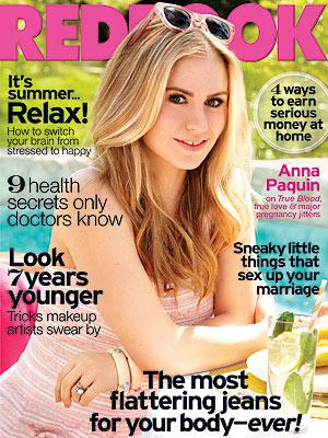 Anna Paquin in Redbook Magazine