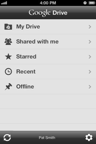 google drive for iOS