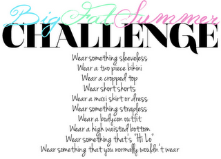 BODY CON:BIG FAT SUMMER CHALLENGE