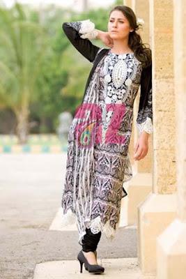 Mahiymaan Designer Lawn Eid Collection 2012 by Al-Zohaib Textile