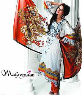 Mahiymaan Designer Lawn Eid Collection 2012 by Al-Zohaib Textile
