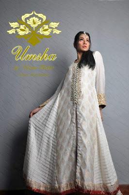 Umsha by Uzma Babar 2012 Paiwand Formal Collection