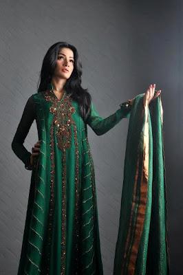 Umsha by Uzma Babar 2012 Paiwand Formal Collection