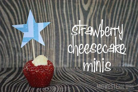 strawberry cheesecake minis...