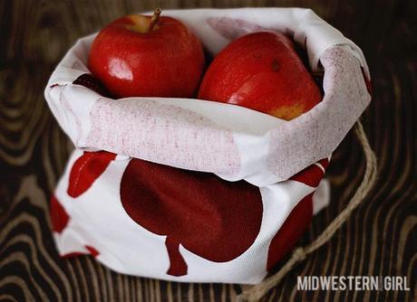 inspired by martha...drawstring bread bag TUTORIAL