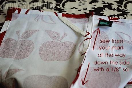 inspired by martha...drawstring bread bag TUTORIAL