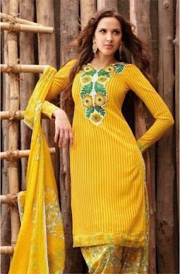 New Cotton Salwar Kameez Collection For Girls 2012 By Natasha Couture