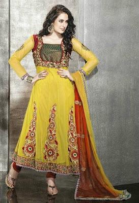 Natasha Couture Anarkali Frocks Collection 2012