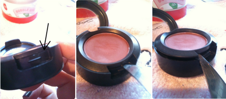 How to: Depot MAC eye shadows...