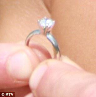 Ricci Proposes Vicky with a Diamond Solitaire Ring