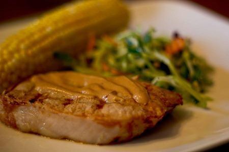 Pork Chops with Broccoli and Corn Slaw (2 of 3)