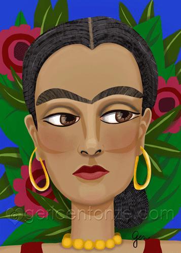 PAINT - One Hundred Humans #12 - Frida Kahlo