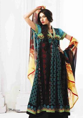 Mahiymaan Designer lawn Complete Eid Collection 2012 by Al-Zohaib Textile