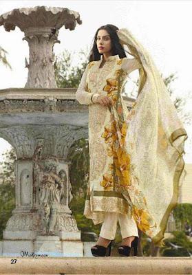 Mahiymaan Designer lawn Complete Eid Collection 2012 by Al-Zohaib Textile