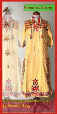 Traditional Embellishments And Contemporary Design Collection For Women 2012