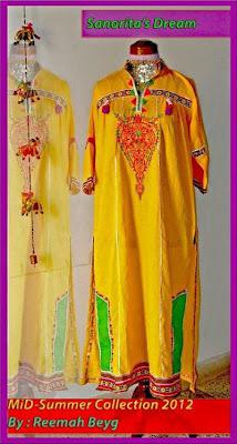 Traditional Embellishments And Contemporary Design Collection For Women 2012