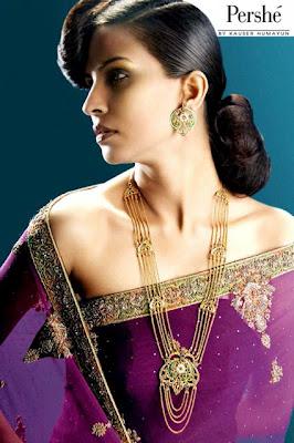 Pershe by Kauser Humayun Modern Jewelry Sets New Designs 2012