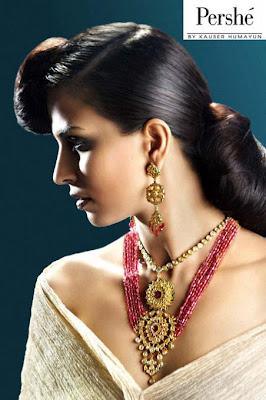 Pershe by Kauser Humayun Modern Jewelry Sets New Designs 2012