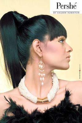 Pershe by Kauser Humayun Modern Jewelry Sets New Designs 2012