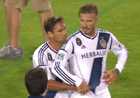 David Beckham starts fight with San Jose