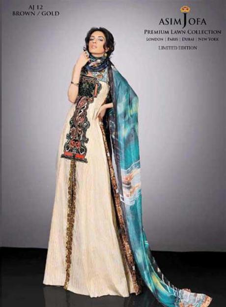 Lawn-Asim Jofa Eid Limited Edition Collection 2012 with Fantabulous and Beauteous Conceptions