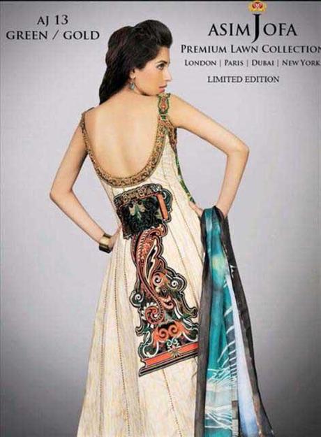 Lawn-Asim Jofa Eid Limited Edition Collection 2012 with Fantabulous and Beauteous Conceptions
