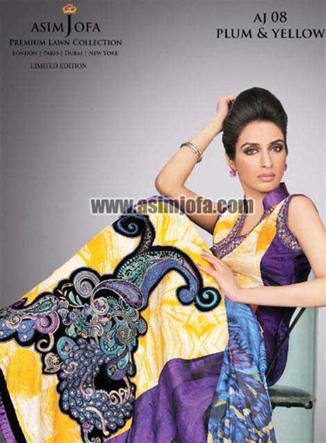 Lawn-Asim Jofa Eid Limited Edition Collection 2012 with Fantabulous and Beauteous Conceptions