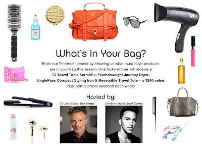 T3: What's in Your Bag Pinterest Contest T3: What's in Your Bag Pinterest Contest
