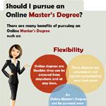 Infographic on Benefits Of An Online Masters Degree