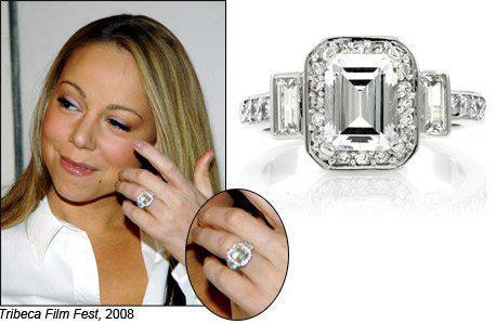 Mariah Carey's gorgeous diamond ring