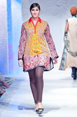 Latest Pakistani Mid Summer Lawn Dresses in Fashion week London 2012 By Sadia Lawn